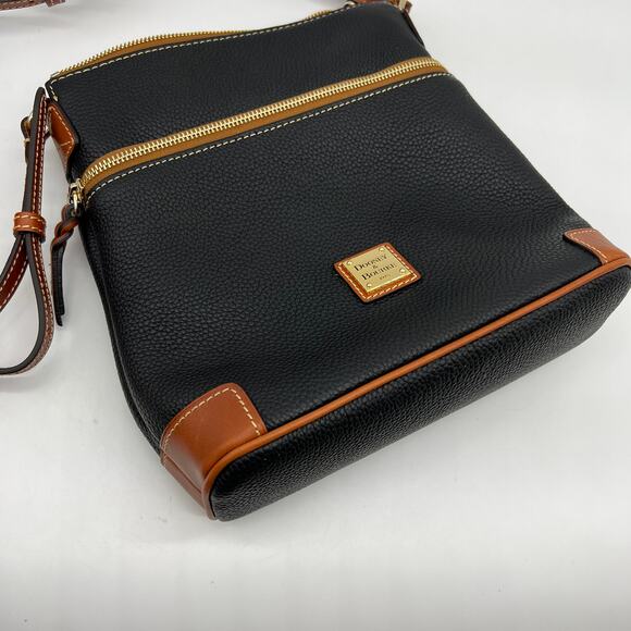 Dooney & Bourke Pebble Leather Crossbody Handbags Black - Picture 12 of 15